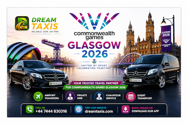 Dream Taxis Glasgow taxi service for Commonwealth Games 2026
